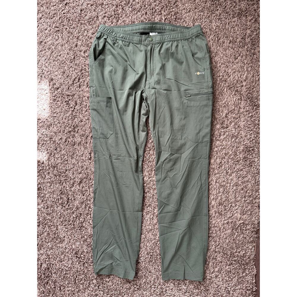 Carhartt Force Mens Athletic Cargo Pants Size Large Green Drawstring Travel - Picture 3 of 9